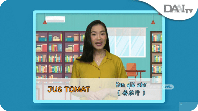 Belajar Mandarin bersama Bitan “Aneka Jus”