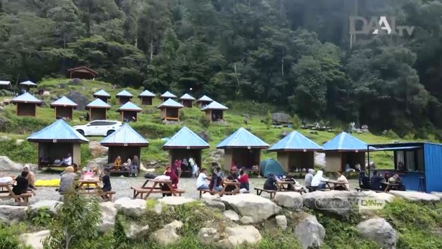Gambar tempat wisata di Dusun Pamah Simelir dari tim liputan Citraloka DAAI TV